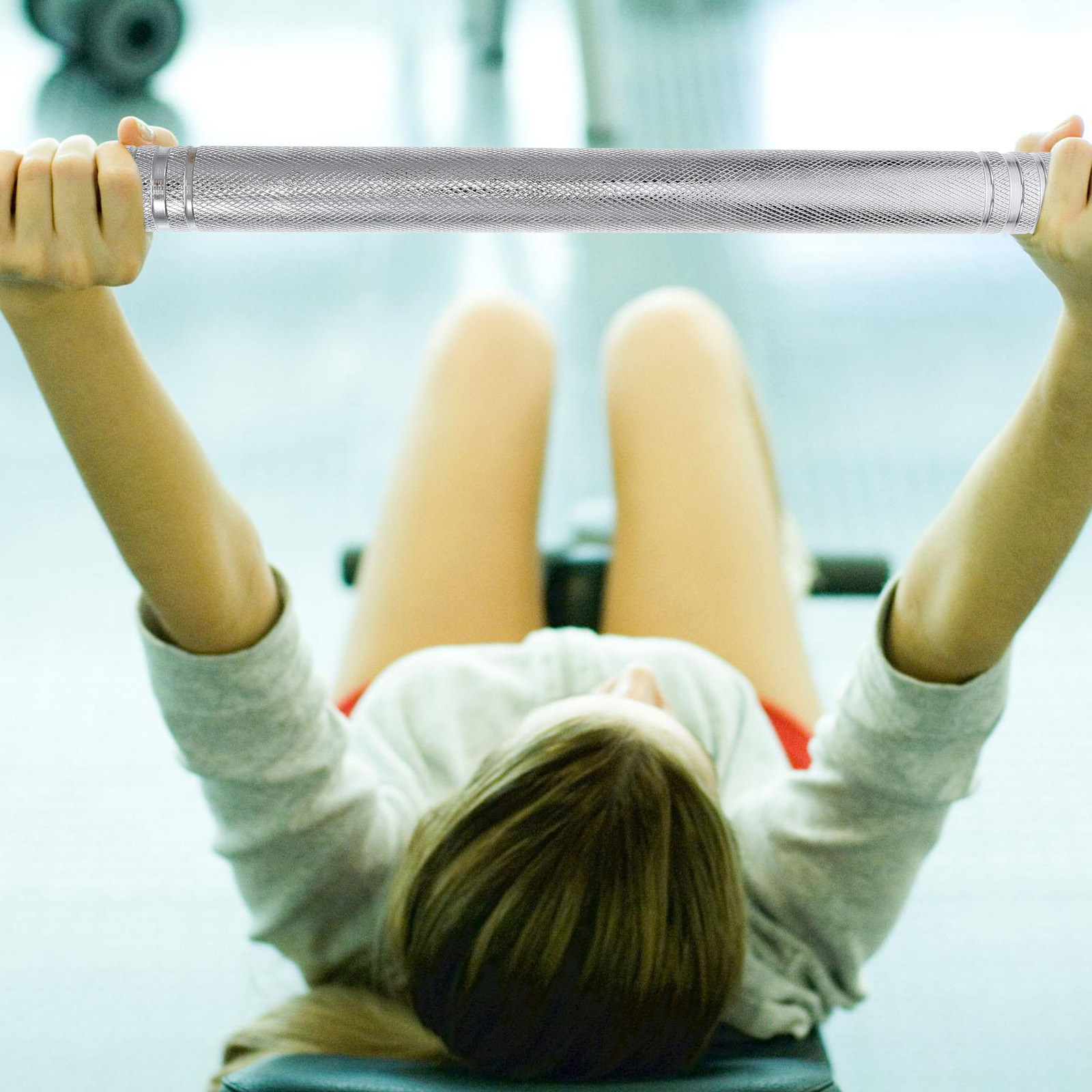 Home Gym Youtube - Konektor Barbel 40Cm untuk Konversi Dumbbell,
