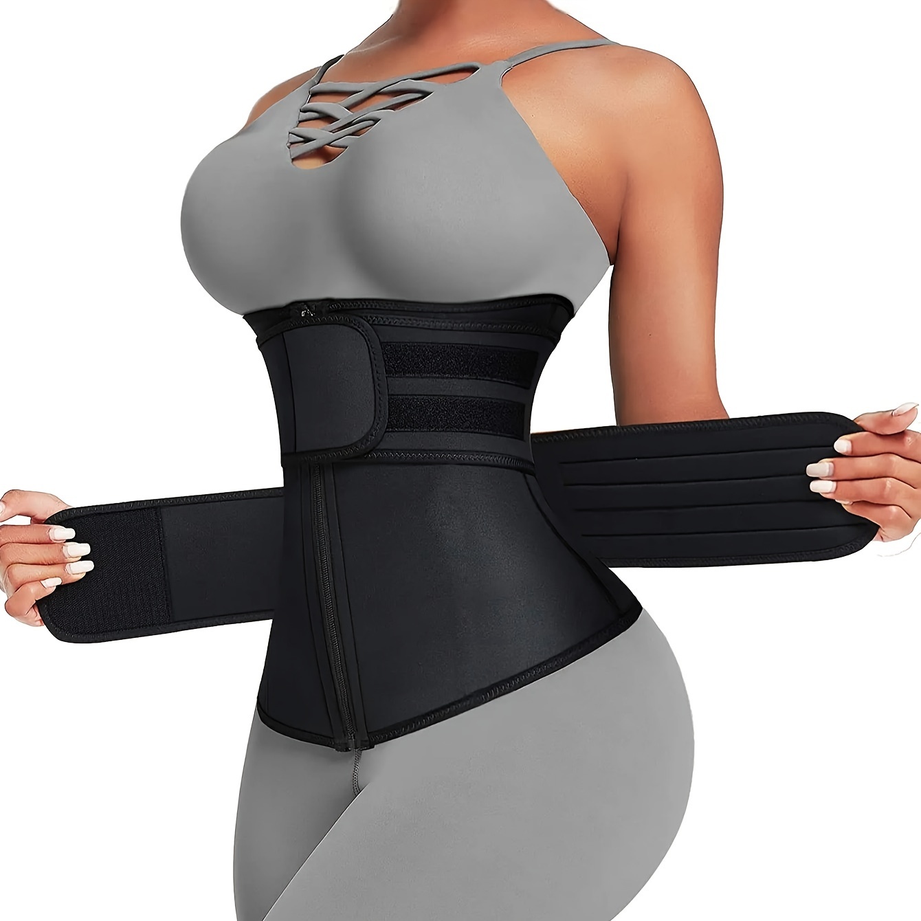 Weight Belt Lifting - Sabuk Pelatih Pinggang Wanita dengan Tali