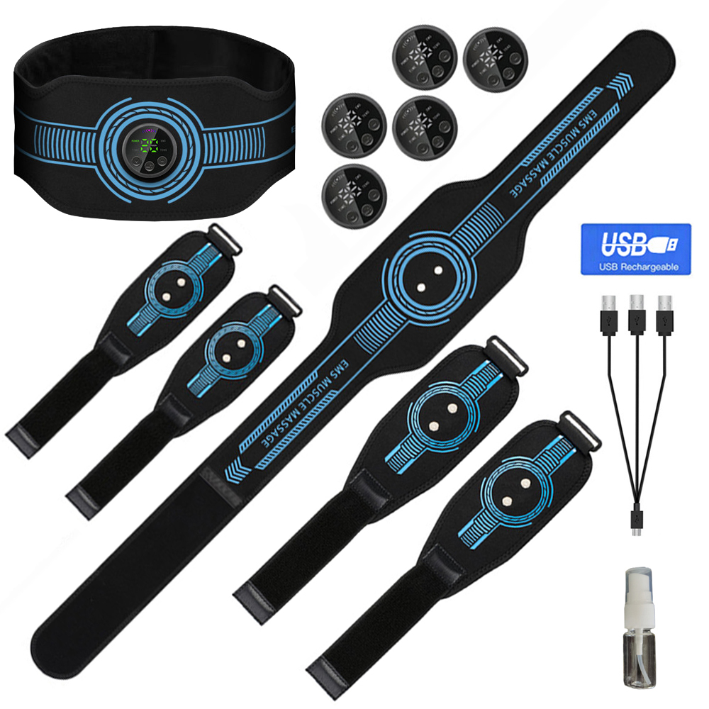 Weight Belt Lifting - Sabuk pembentuk otot perut, USB dapat