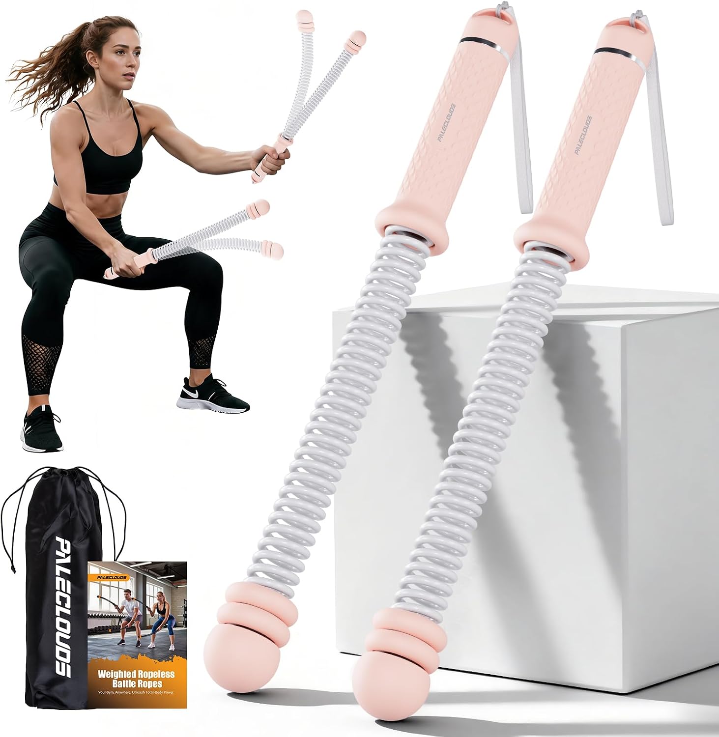 Home Gym Portable - Tali Latihan Tanpa Tali Portabel, Tali