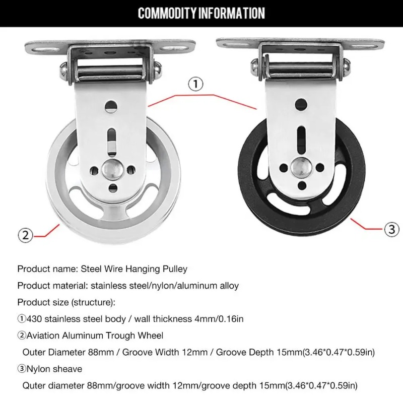 Home Gym Designs - Roda Katrol Baja Anti Karat yang