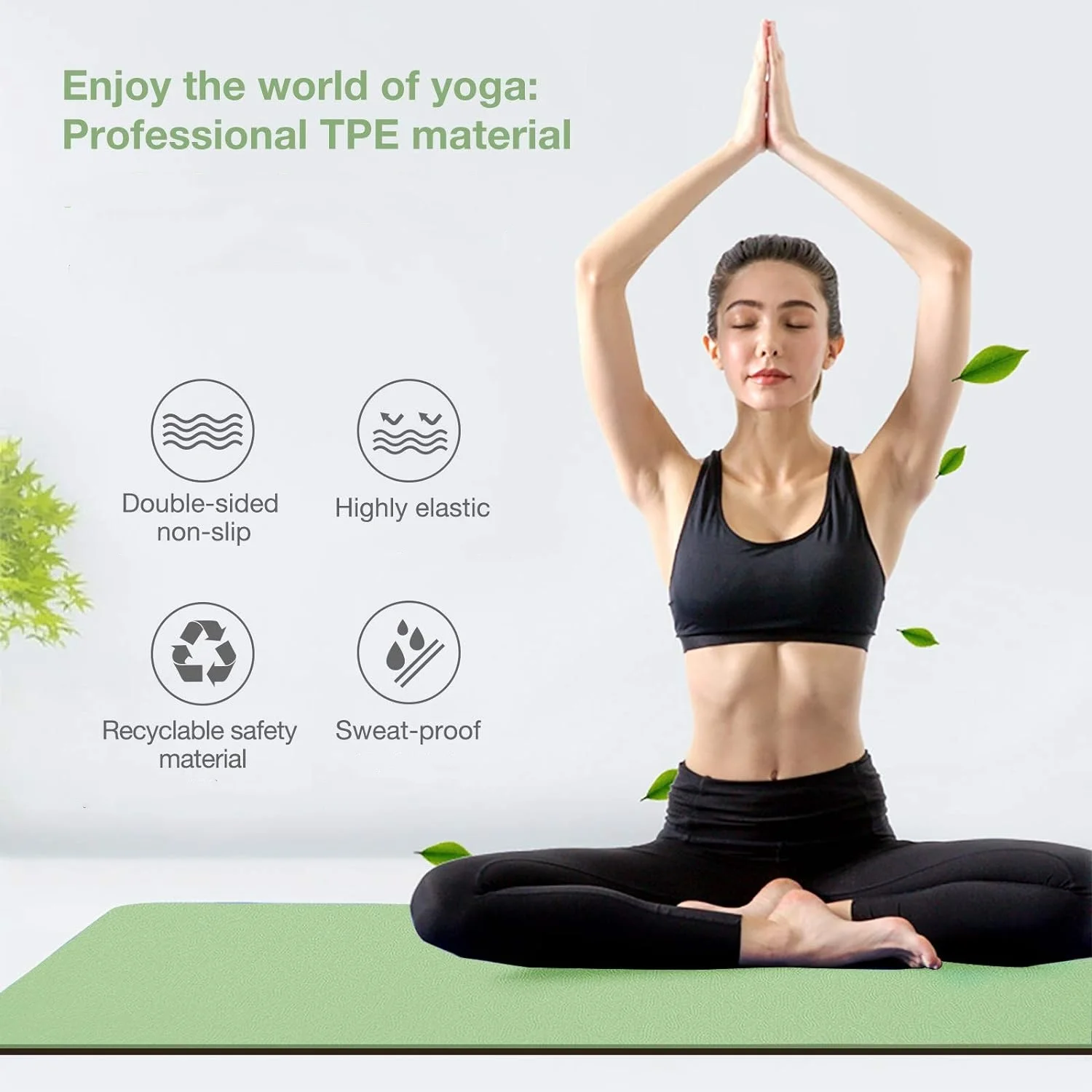 Matras yoga TPE ramah lingkung - Gymnastics Mat Thick ulasan dan harga