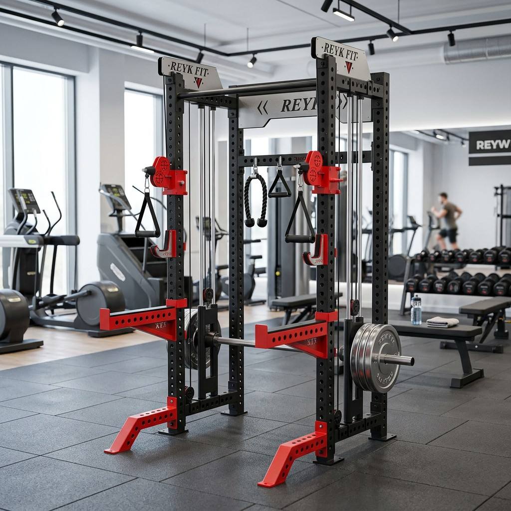 Rak Kabel Mesin Latihan Fungsi - Home Gym Rack With Cables ulasan dan harga