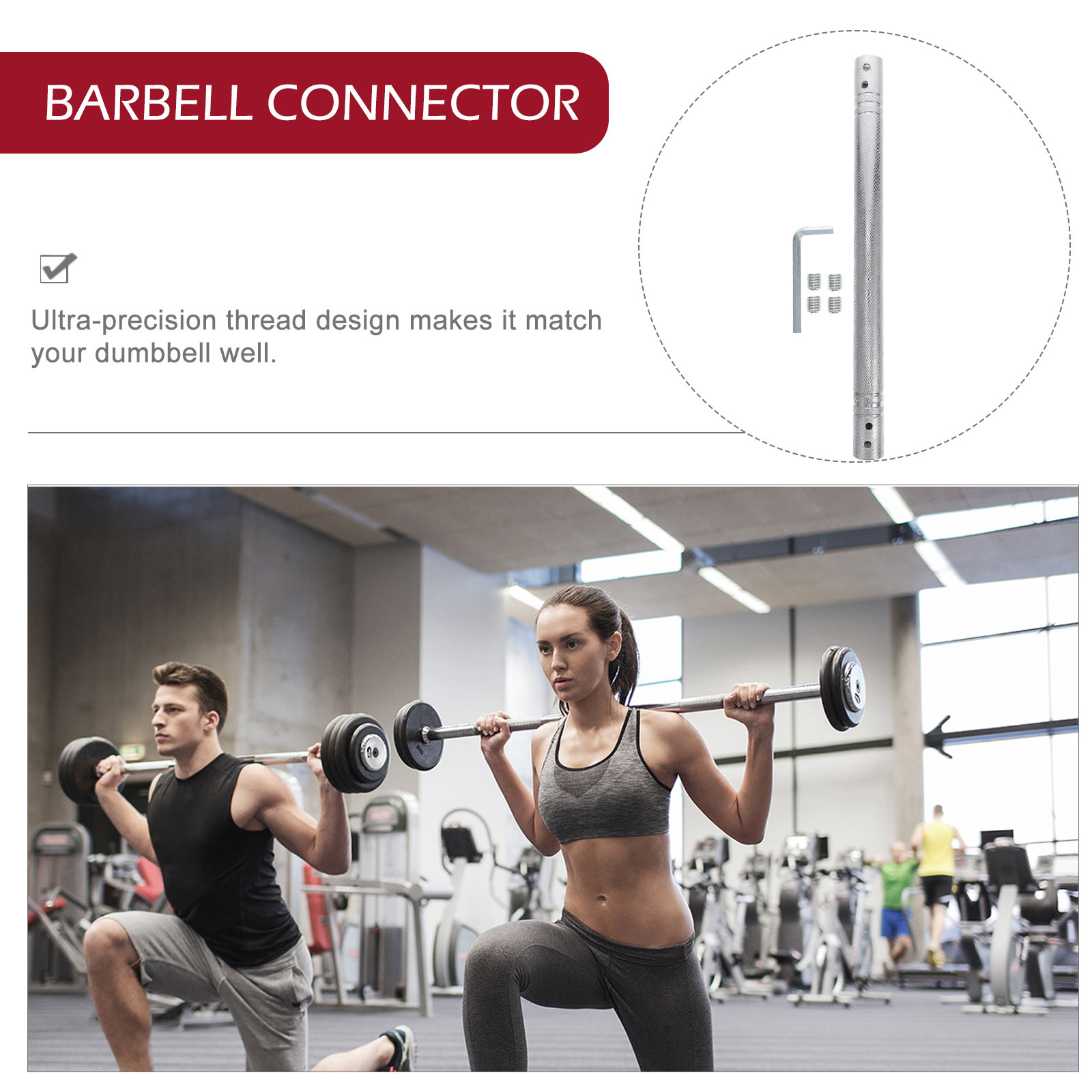 Konektor Barbel 40Cm untuk Kon - Home Gym Youtube ulasan dan harga