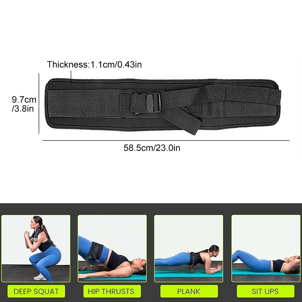 Sabuk Hip Thrust untuk Otot Gl - Home Gym Kettlebells ulasan dan harga