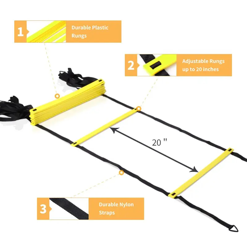 Tangga Kelincahan 6m & Papan L - Agility Ladder Speed ulasan dan harga