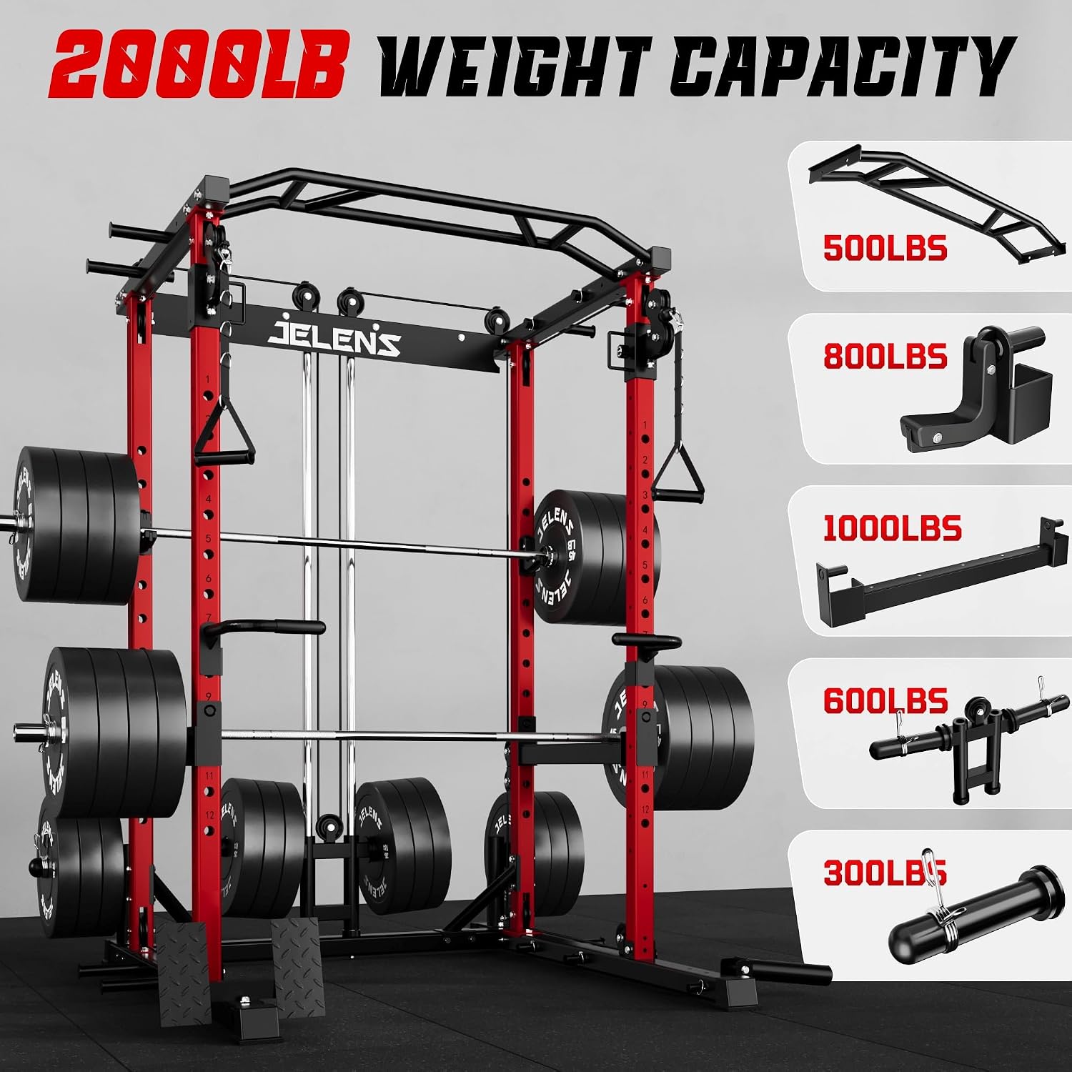 Sistem Kabel Crossover Power C - Home Gym Rack With Cables ulasan dan harga