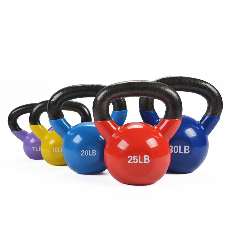Kettlebell Vinyl Berlapis untu - Home Gym Kettlebells ulasan dan harga