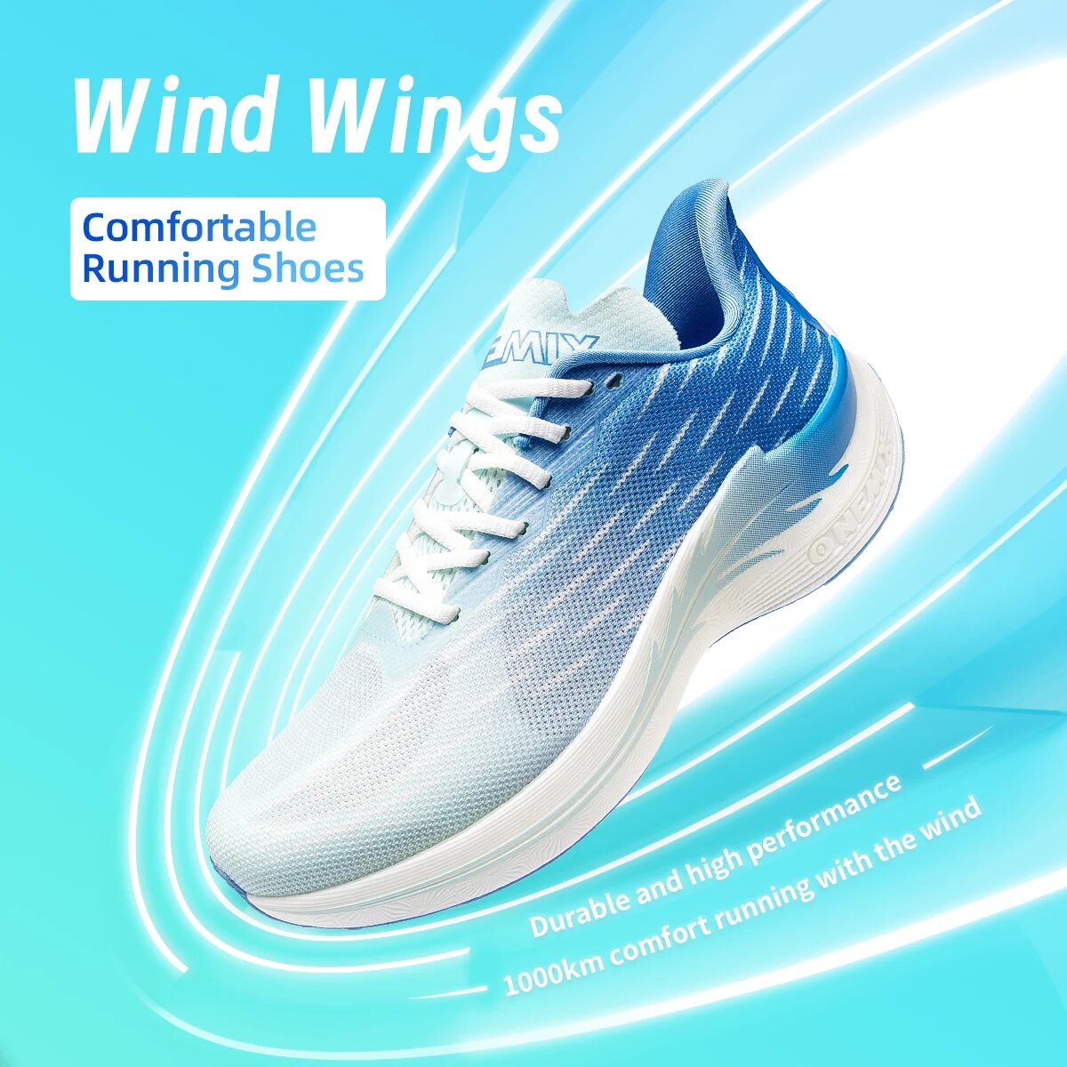 Onemix 2026 Wind Wings Sepatu  - Speed Parachute Sprint ulasan dan harga