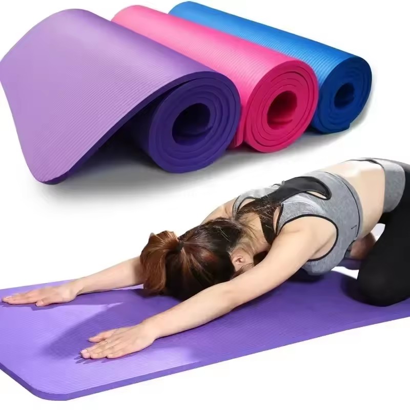 Matras Yoga Tebal 1CM Anti-sel - Gymnastics Mat Thick ulasan dan harga