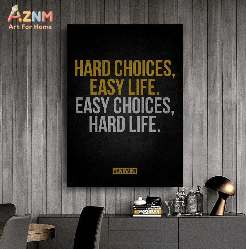 AZNM Kanvas Seni Dinding denga - Home Gym Gold ulasan dan harga