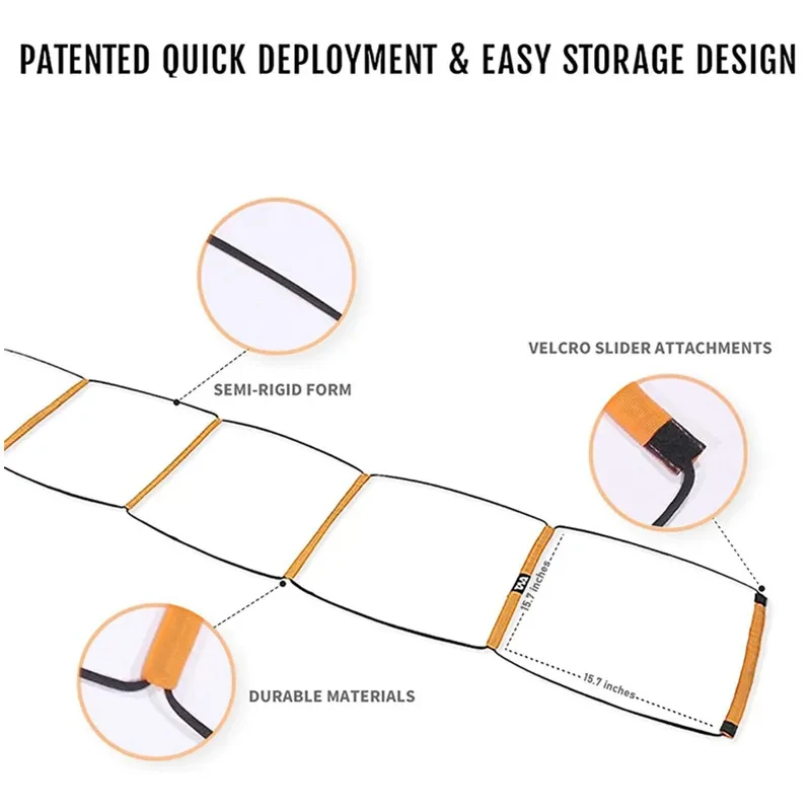 Tangga Lompat Latihan Sepak Bo - Agility Ladder Speed ulasan dan harga