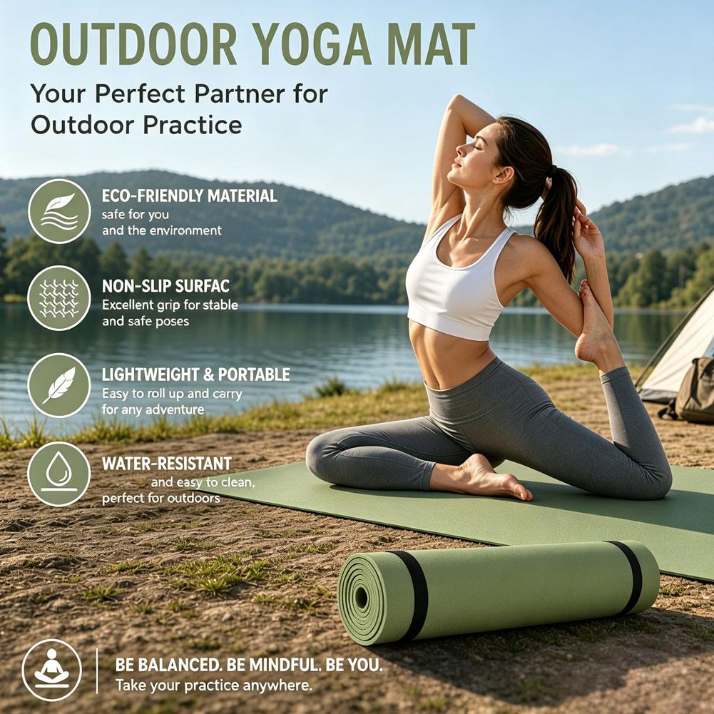 Matras Yoga Pilates Anti Selip - Gymnastics Mat Thick ulasan dan harga